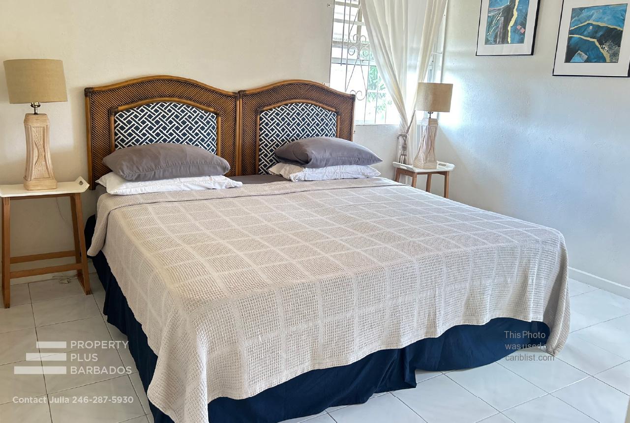 Furnished, 2 bedroom, 1 bathroom apartment. Long term rental. Rendezvous Ridge,Christ Church