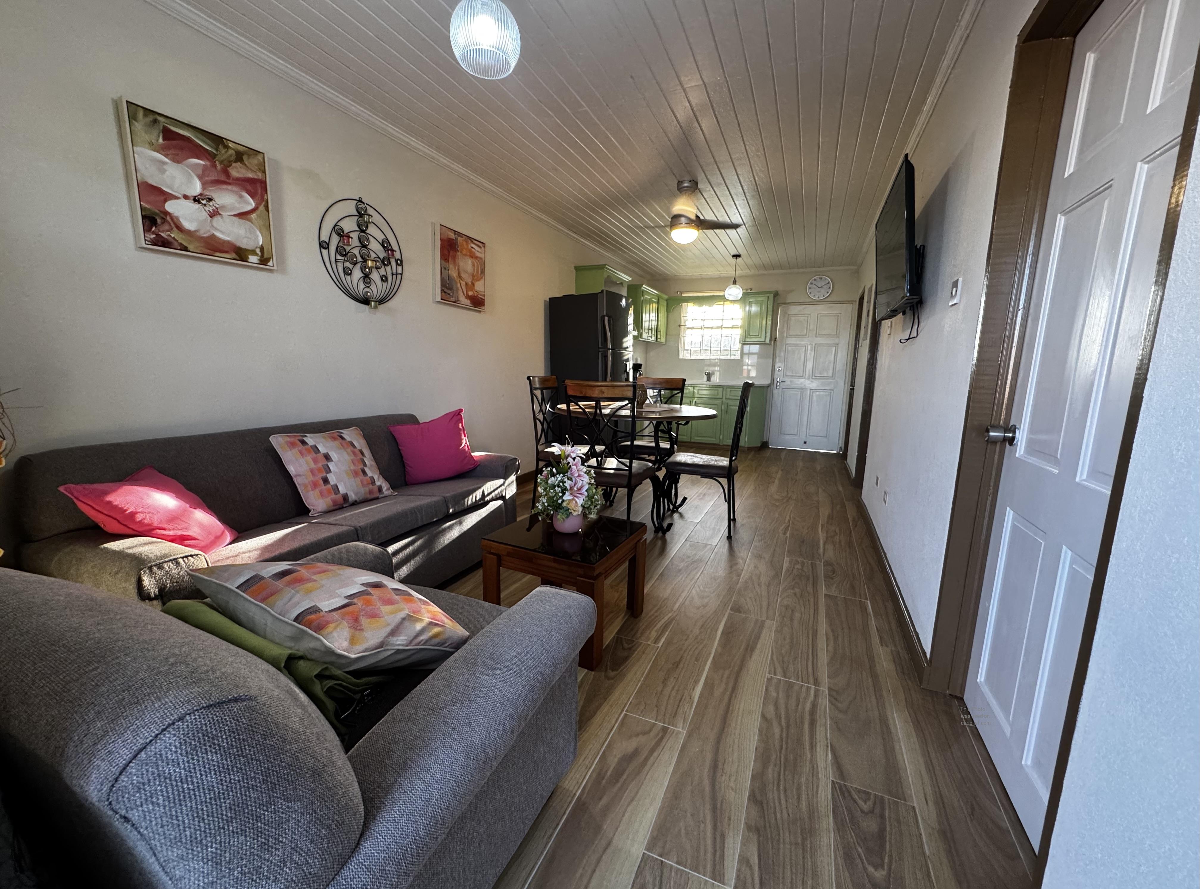 Providence Terrace -(RENTED) UPSTAIRS/COZY w/SPACIOUS A/CONDITIONED BEDROOM/FULLY FURNISHED/SOME UTILITIES INC.,Christ Church