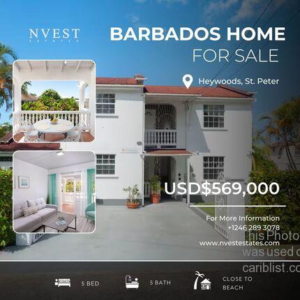 Newly Renovated, Fully Furnished Duplex In Heywoods, St. Peter – Ready for Airbnb,St. Peter