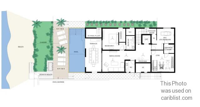 “Calico” – Designer West Coast Retreat with Direct Beach Access,St. James