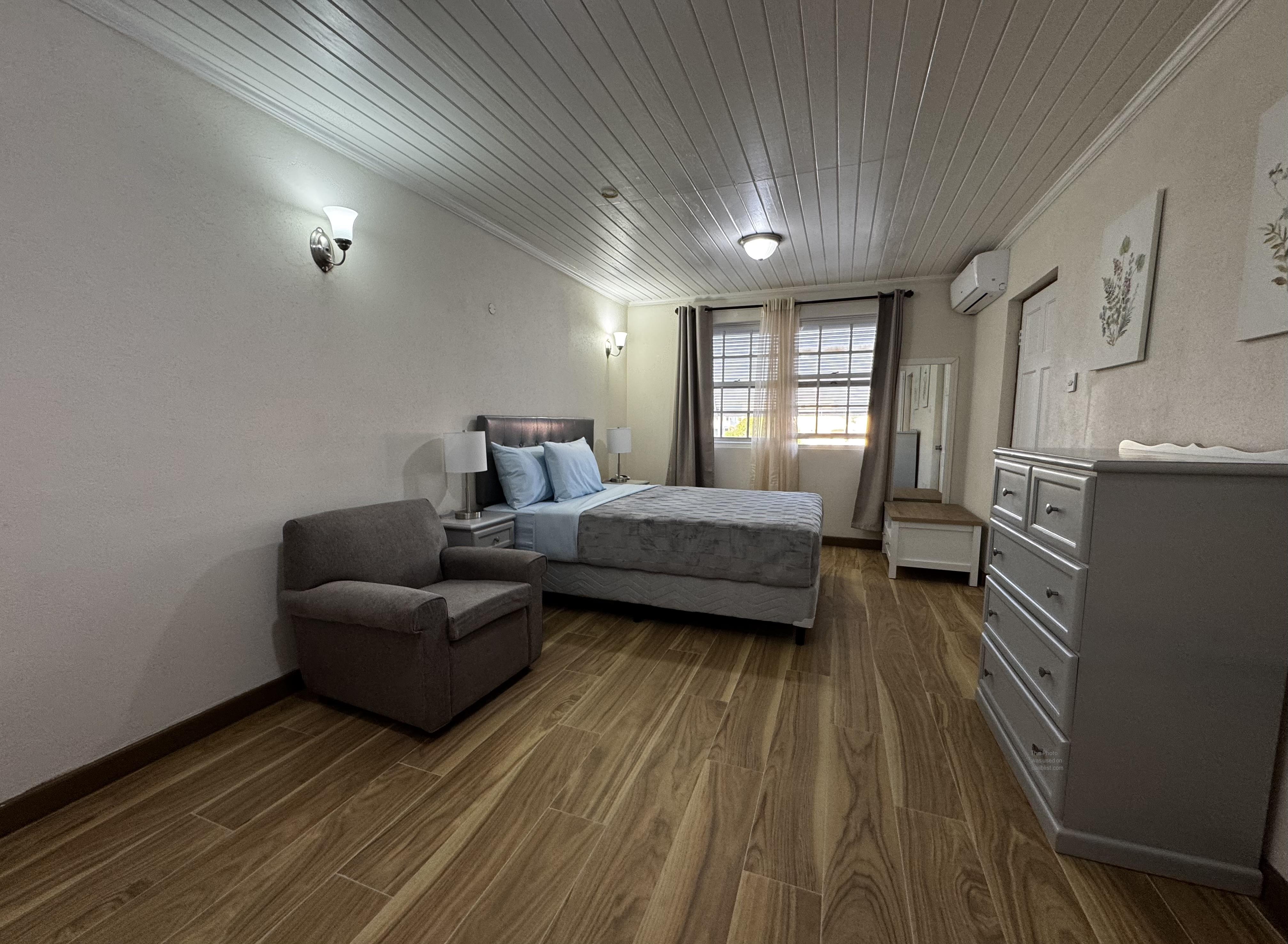 Providence Terrace -(RENTED) UPSTAIRS/COZY w/SPACIOUS A/CONDITIONED BEDROOM/FULLY FURNISHED/SOME UTILITIES INC.,Christ Church